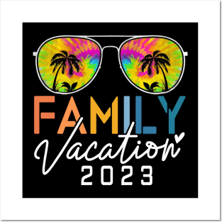 Family Vacation 2023 Beach Matching Summer Vacation 2023 Posters and Art